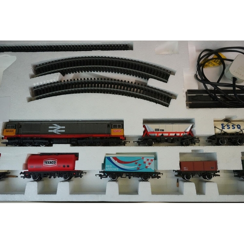 79 - Two boxed Hornby OO gauge electric train sets to include R724 Surburban Passenger and R674 Midnight ... 