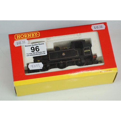 96 - Four boxed Hornby OO gauge locomotives to include R2671 LNER Industrial 0-4-0 No 5, R2384 BR 0-6-0T ... 