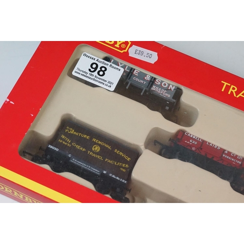 98 - Three boxed Hornby OO gauge rolling stock sets to include 2 x Railroad (R2670 & R6473) and R6228 Ass... 