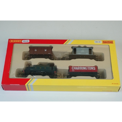 98 - Three boxed Hornby OO gauge rolling stock sets to include 2 x Railroad (R2670 & R6473) and R6228 Ass... 