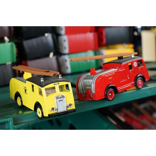 317 - 150+ diecast models, most appear to be Lledo, to include fire engines, horse drawn buses, commercial... 