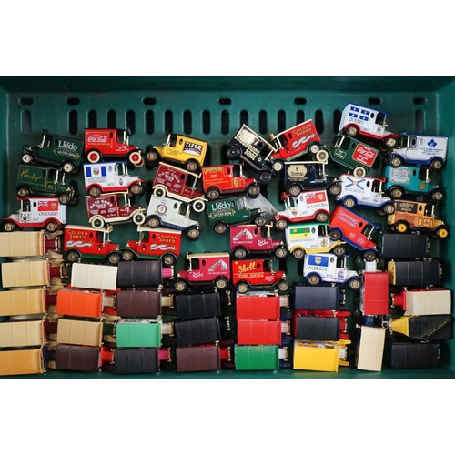 317 - 150+ diecast models, most appear to be Lledo, to include fire engines, horse drawn buses, commercial... 