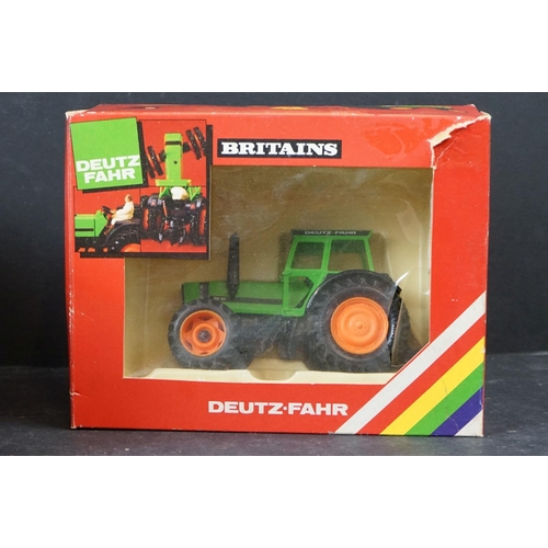 359 - Four boxed Britains farming / agricultural models, to include 9575 New Holland Combine Harvester, 95... 