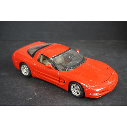 362 - 10 Boxed & unboxed diecast and plastic models to include Maisto Hummer, ERTL Firebird, boxed Maisto ... 