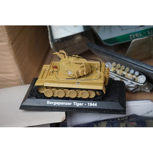 363 - Around 40 Amer Collection diecast military vehicles to include Sturmhaubitze 42, Kfz.305 Opel Blitz,... 