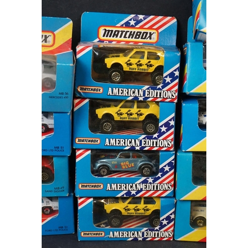 373 - Collection of 20 boxed Matchbox diecast models, mostly police and other commercial vehicles, various... 