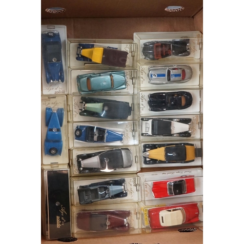 382 - Collection of 34 cased and boxed Solido Age D'or diecast models, vg