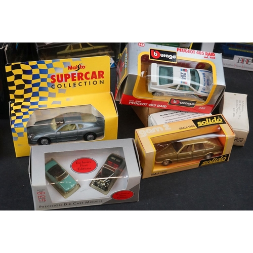 392 - Collection of 24 boxed diecast models to include Solido, Burago, EFE etc