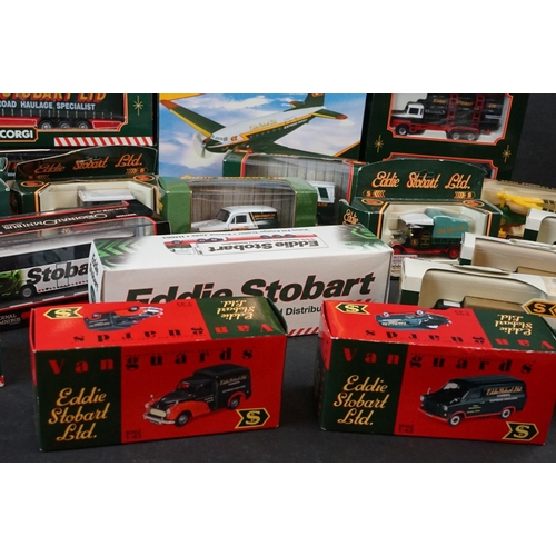 400 - Collection of 25 boxed and carded Eddie Stobart diecast models to include Corgi 66201 Transit Van, V... 