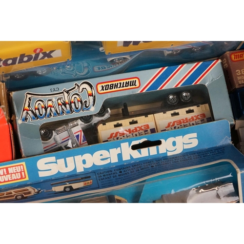 407 - 13 Boxed diecast models to include 5 x Matchbox Convoy, 5 x Matchbox SuperKings etc plus 4 x unboxed... 