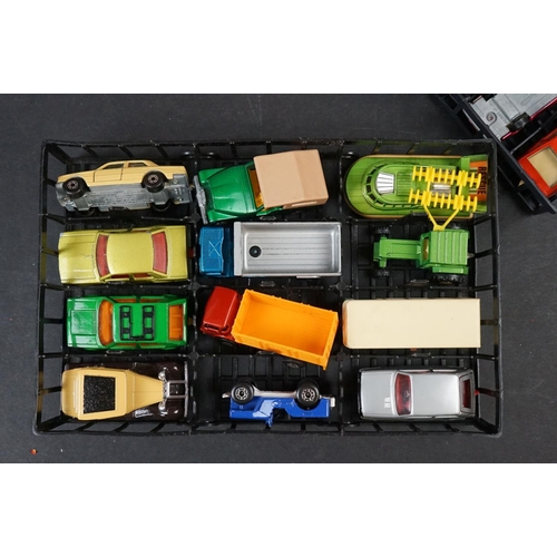 408 - Matchbox Carry Case containing three trays of Matchbox diecast models