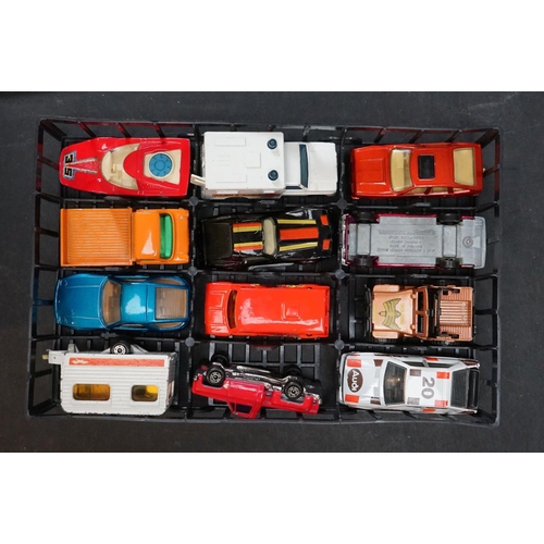 408 - Matchbox Carry Case containing three trays of Matchbox diecast models