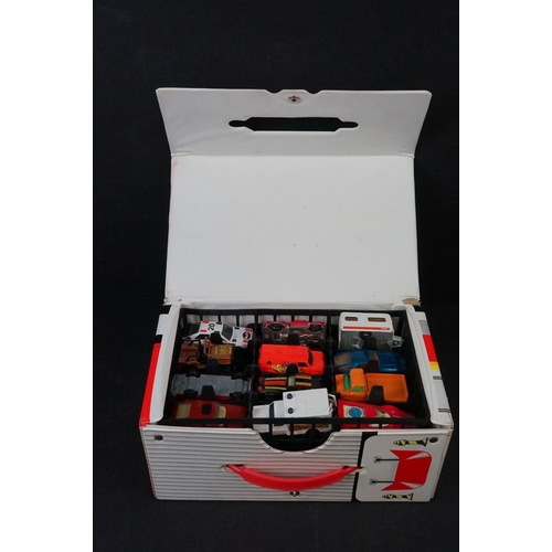 408 - Matchbox Carry Case containing three trays of Matchbox diecast models