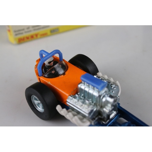 423 - Boxed Dinky 228 Super Sprinter diecast model in blue with orange (minor paint loss and fair box with... 