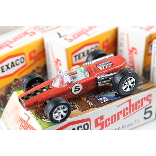 426 - 40 Boxed Texaco Scorchers featuring no's 1-8, all excellent, contained within original trade box wit... 