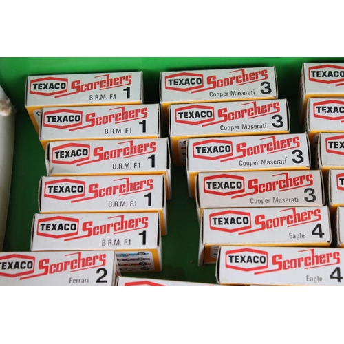 426 - 40 Boxed Texaco Scorchers featuring no's 1-8, all excellent, contained within original trade box wit... 