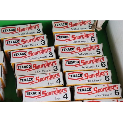 426 - 40 Boxed Texaco Scorchers featuring no's 1-8, all excellent, contained within original trade box wit... 