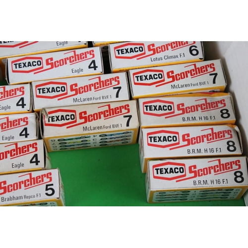 426 - 40 Boxed Texaco Scorchers featuring no's 1-8, all excellent, contained within original trade box wit... 