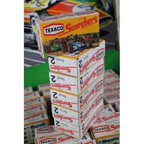 426 - 40 Boxed Texaco Scorchers featuring no's 1-8, all excellent, contained within original trade box wit... 