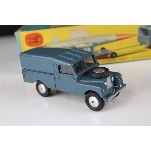 427 - Boxed Corgi Gift Set No 3 Thunderbird Guided Missile on Assembly Trolley and RAF Land Rover diecast ... 