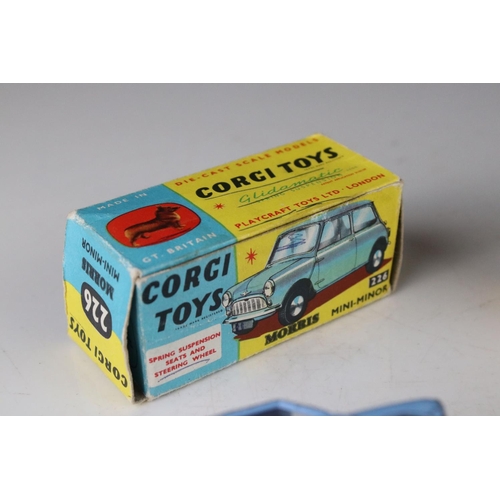 429 - Three boxed diecast models to include 2 x Dinky featuring 173 Nash Rambler in tan with blue trim (so... 