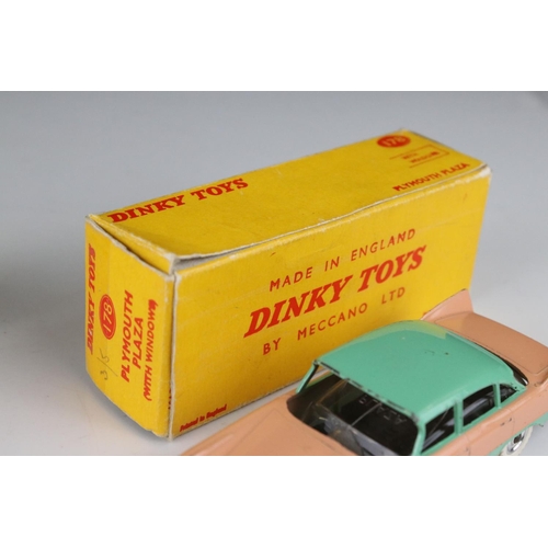 429 - Three boxed diecast models to include 2 x Dinky featuring 173 Nash Rambler in tan with blue trim (so... 