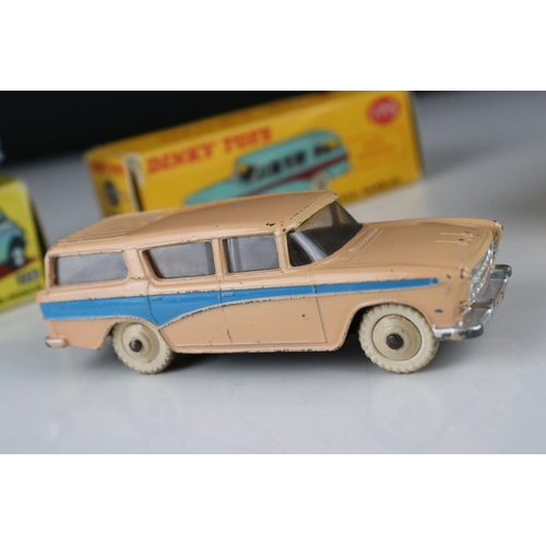 429 - Three boxed diecast models to include 2 x Dinky featuring 173 Nash Rambler in tan with blue trim (so... 