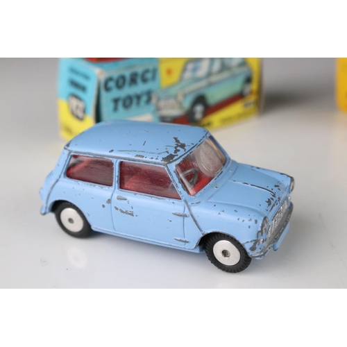 429 - Three boxed diecast models to include 2 x Dinky featuring 173 Nash Rambler in tan with blue trim (so... 