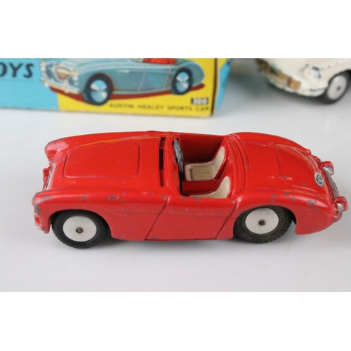 434 - Seven boxed play worn Corgi diecast models all with one end flap missing, to include 151 Lotus Le Ma... 