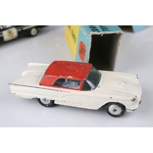 434 - Seven boxed play worn Corgi diecast models all with one end flap missing, to include 151 Lotus Le Ma... 