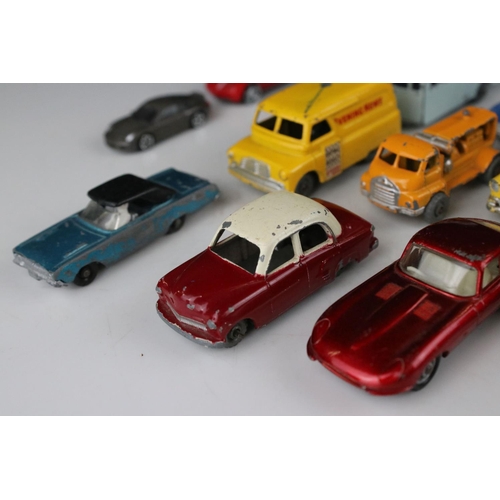 438 - 16 Matchbox Lesney diecast models to include road and commercial examples, gd play worn condition