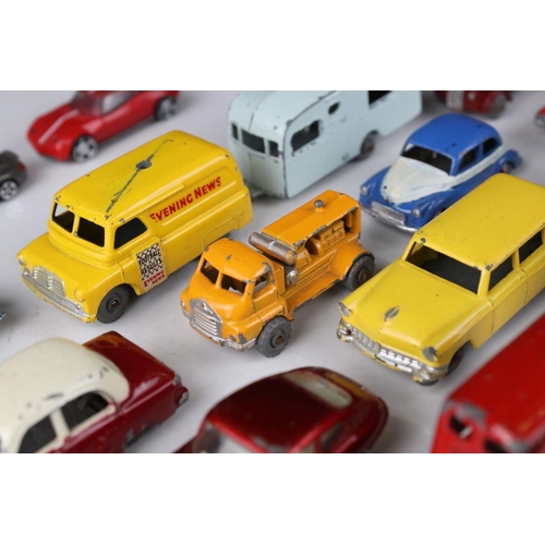 438 - 16 Matchbox Lesney diecast models to include road and commercial examples, gd play worn condition