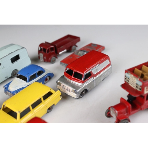 438 - 16 Matchbox Lesney diecast models to include road and commercial examples, gd play worn condition