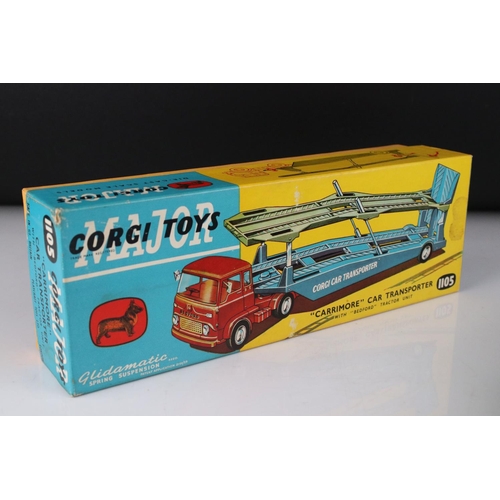 439 - Two boxed Corgi Major Carrimore Car Transporter diecast models to include 1101 & 1105, both gd with ... 