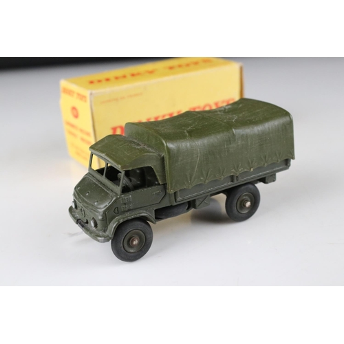 441 - Four boxed diecast models to include 3 x Dinky (821 French Unimog Mercedes, 150 Rolls Royce Silver W... 