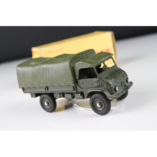 441 - Four boxed diecast models to include 3 x Dinky (821 French Unimog Mercedes, 150 Rolls Royce Silver W... 