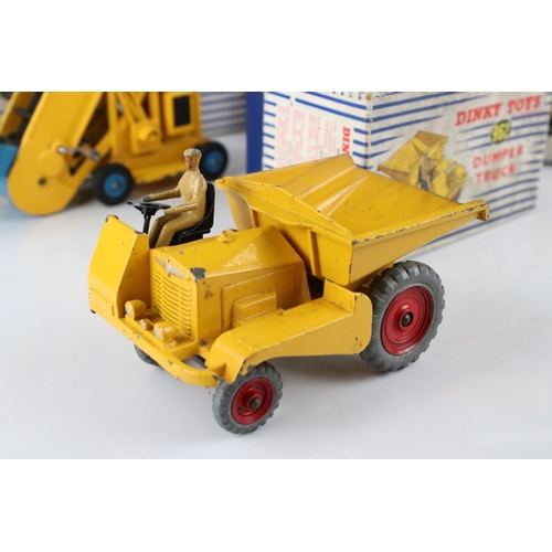 446 - Three boxed Dinky Supertoys diecast models to include 964 Elevator Loader, 971 Coles Mobile Crane an... 