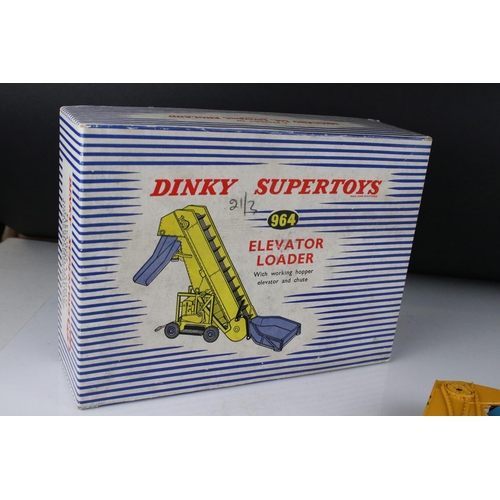 446 - Three boxed Dinky Supertoys diecast models to include 964 Elevator Loader, 971 Coles Mobile Crane an... 