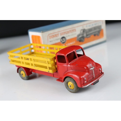 447 - Two boxed Dinky Supertoys diecast models to include 514 Guy Van 'Slumberland Matresses' & 531 Leylan... 