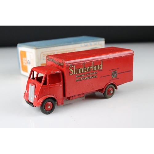 447 - Two boxed Dinky Supertoys diecast models to include 514 Guy Van 'Slumberland Matresses' & 531 Leylan... 