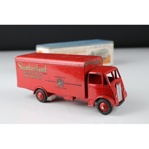 447 - Two boxed Dinky Supertoys diecast models to include 514 Guy Van 'Slumberland Matresses' & 531 Leylan... 