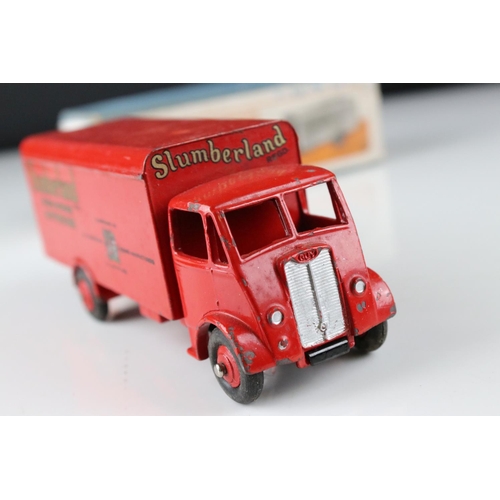 447 - Two boxed Dinky Supertoys diecast models to include 514 Guy Van 'Slumberland Matresses' & 531 Leylan... 