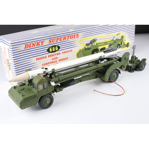 448 - Five boxed Dinky military diecast models to include 697 25 Pounder Field Gun Set, 651 Centurion Tank... 