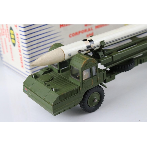 448 - Five boxed Dinky military diecast models to include 697 25 Pounder Field Gun Set, 651 Centurion Tank... 