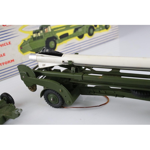 448 - Five boxed Dinky military diecast models to include 697 25 Pounder Field Gun Set, 651 Centurion Tank... 