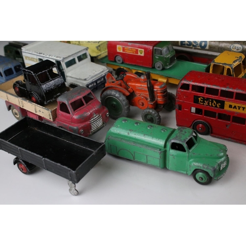 454 - Around 20 play worn mid 20th C onwards Dinky diecast commercial models to include 275 Brinks Armoure... 