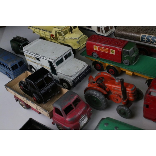 454 - Around 20 play worn mid 20th C onwards Dinky diecast commercial models to include 275 Brinks Armoure... 