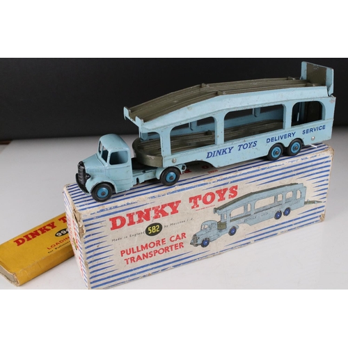 461 - Four boxed Dinky Supertoys diecast models to include 963 Heavy Tractor, 955 Fire Engine, 651 Centuri... 