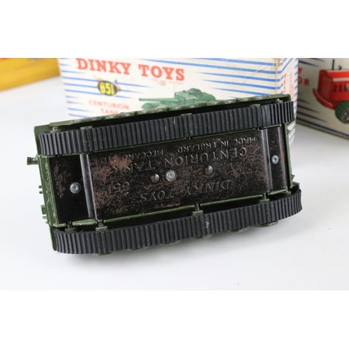 461 - Four boxed Dinky Supertoys diecast models to include 963 Heavy Tractor, 955 Fire Engine, 651 Centuri... 