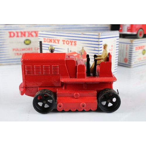 461 - Four boxed Dinky Supertoys diecast models to include 963 Heavy Tractor, 955 Fire Engine, 651 Centuri... 